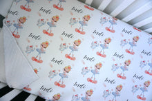 Load image into Gallery viewer, Beautiful Ballerina Cot Minky Comforter Blanket