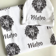 Load image into Gallery viewer, Detailed Lion Swaddling Blanket