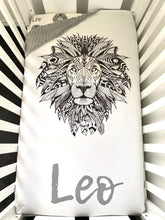 Load image into Gallery viewer, Detailed Lion Cot Minky Comforter Blanket