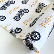 Load image into Gallery viewer, Motorbikes Swaddling Blanket