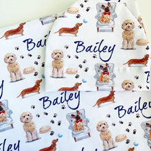 Load image into Gallery viewer, Puppies Galore Swaddling Blanket