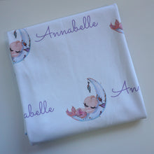 Load image into Gallery viewer, Sleepy Mermaid Birth Announcement Set