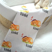 Load image into Gallery viewer, Precious Puppies Cot Minky Comforter Blanket