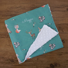 Load image into Gallery viewer, Fox &amp; Teepee Swaddling Blanket